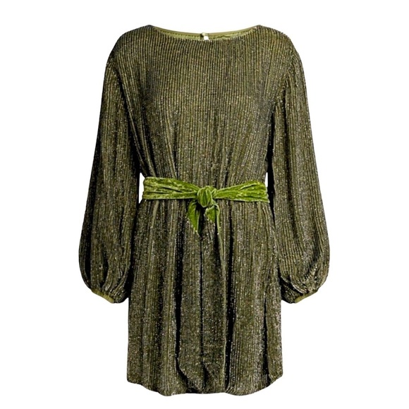 Retrofete Grace Green Sequin Dress Size XS - Picture 4 of 13
